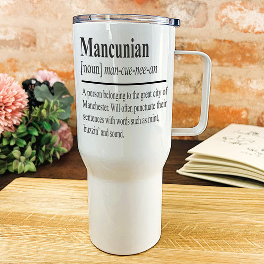 Mancunian Definition - Personalised Travel Mug