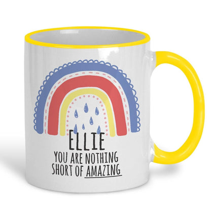 You Are Nothing Short of Amazing Personalised Positivity Ceramic Mug