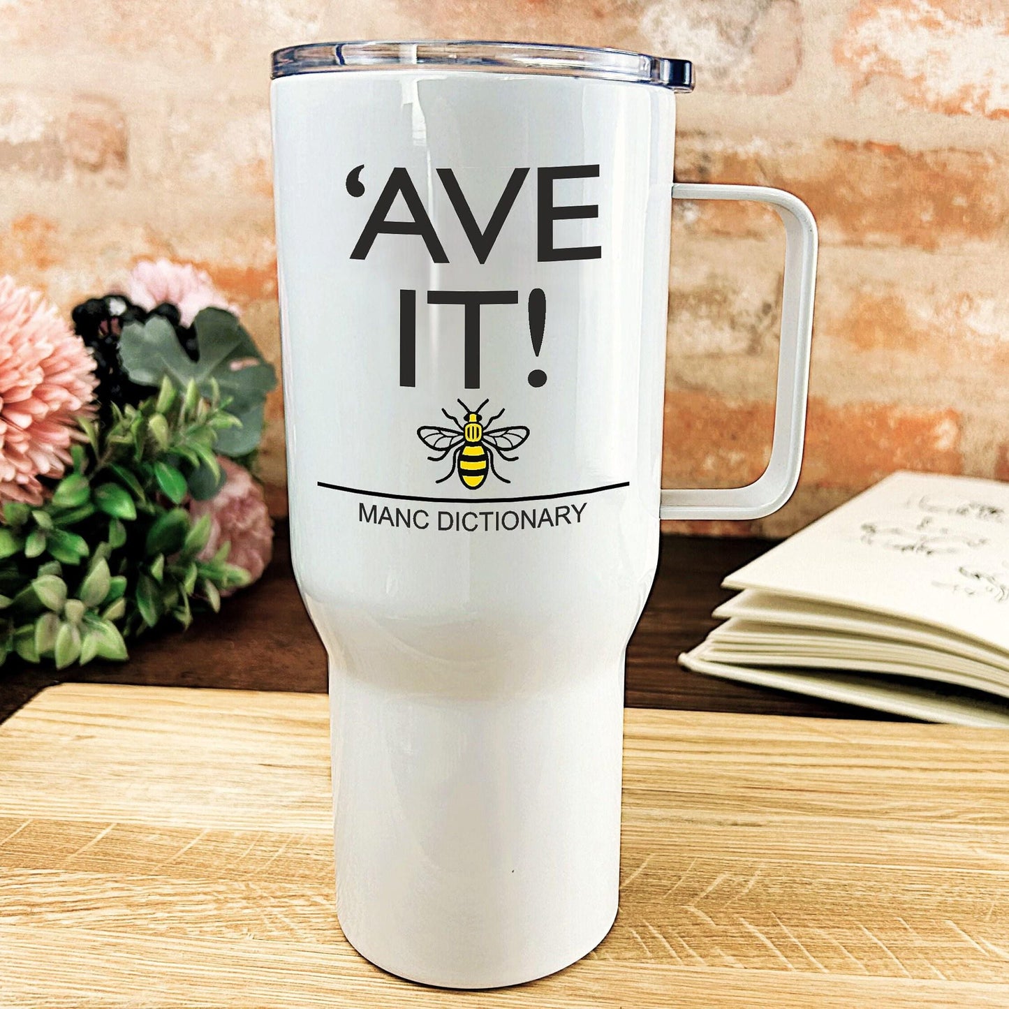 Ave It - Manc Dictionary - Personalised Travel Mug