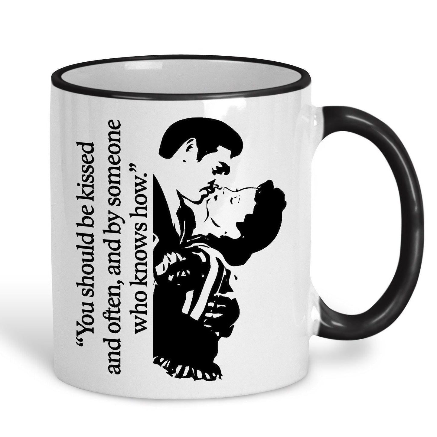Gone With The Wind You Should Be Kissed Love Valentine's Day Girlfriend Boyfriend Mug