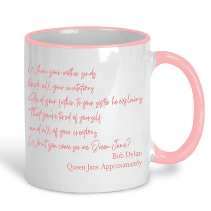 Bob Dylan Queen Jane Approximately 1965 Mug