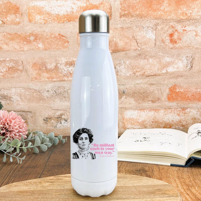 Emmeline Pankhurst Quote - Personalised Water Bottle