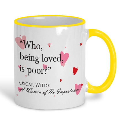 A Woman of No Importance Oscar Wilde Love Book Quote Valentine's Day Mug