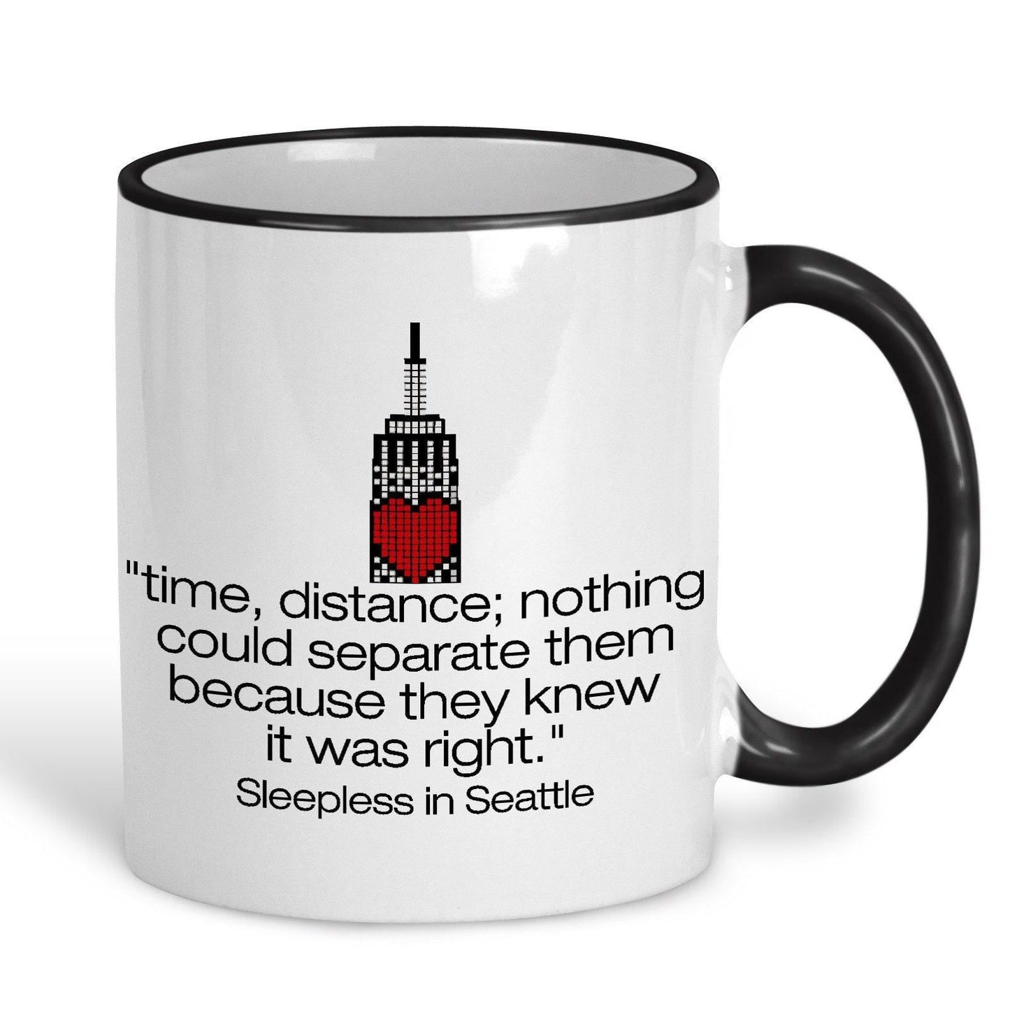 Sleepless In Seattle Long Distance Love Valentine's Day Girlfriend Boyfriend Mug