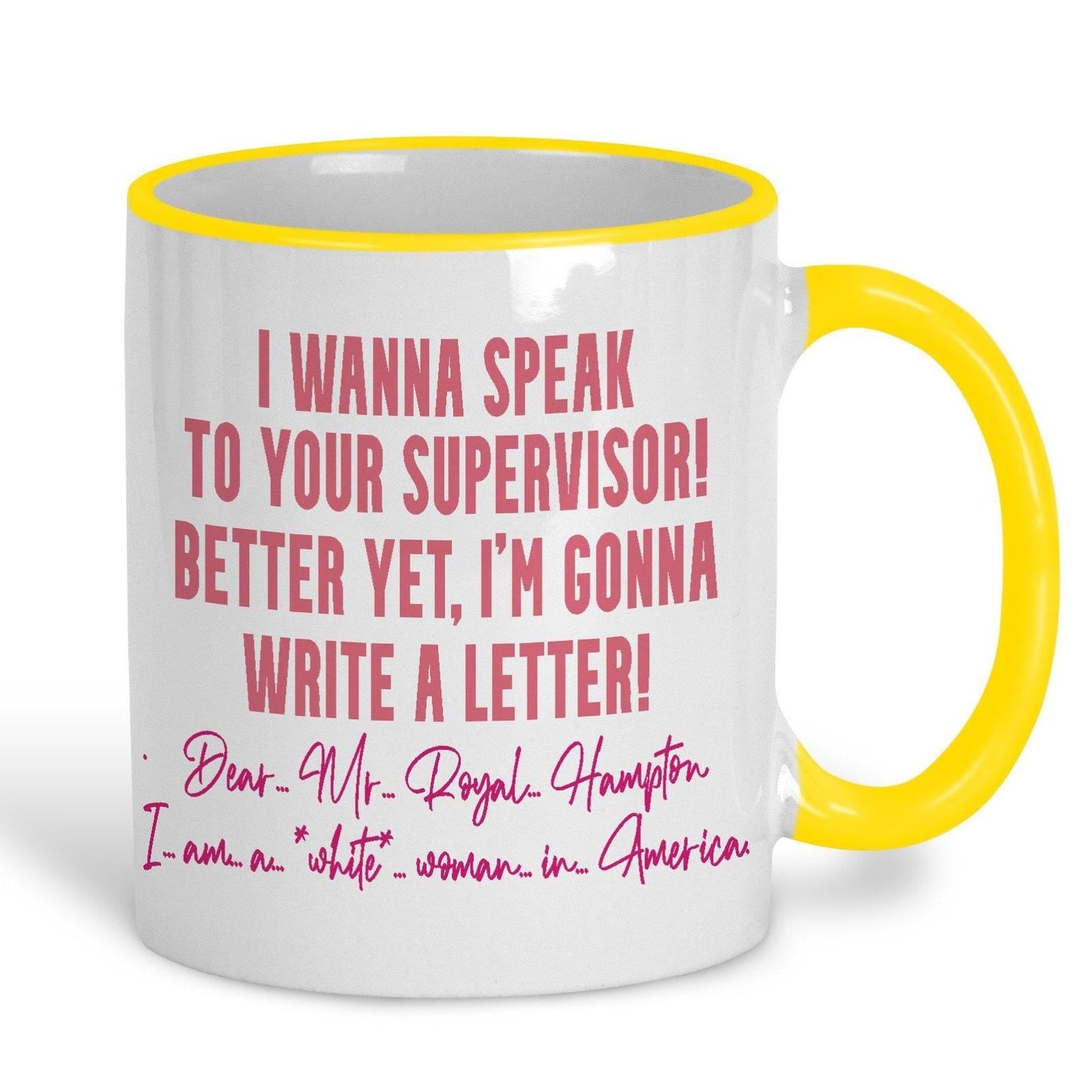 White Chicks "I'm Gonna Write A Letter" Personalised Movie Ceramic Mug