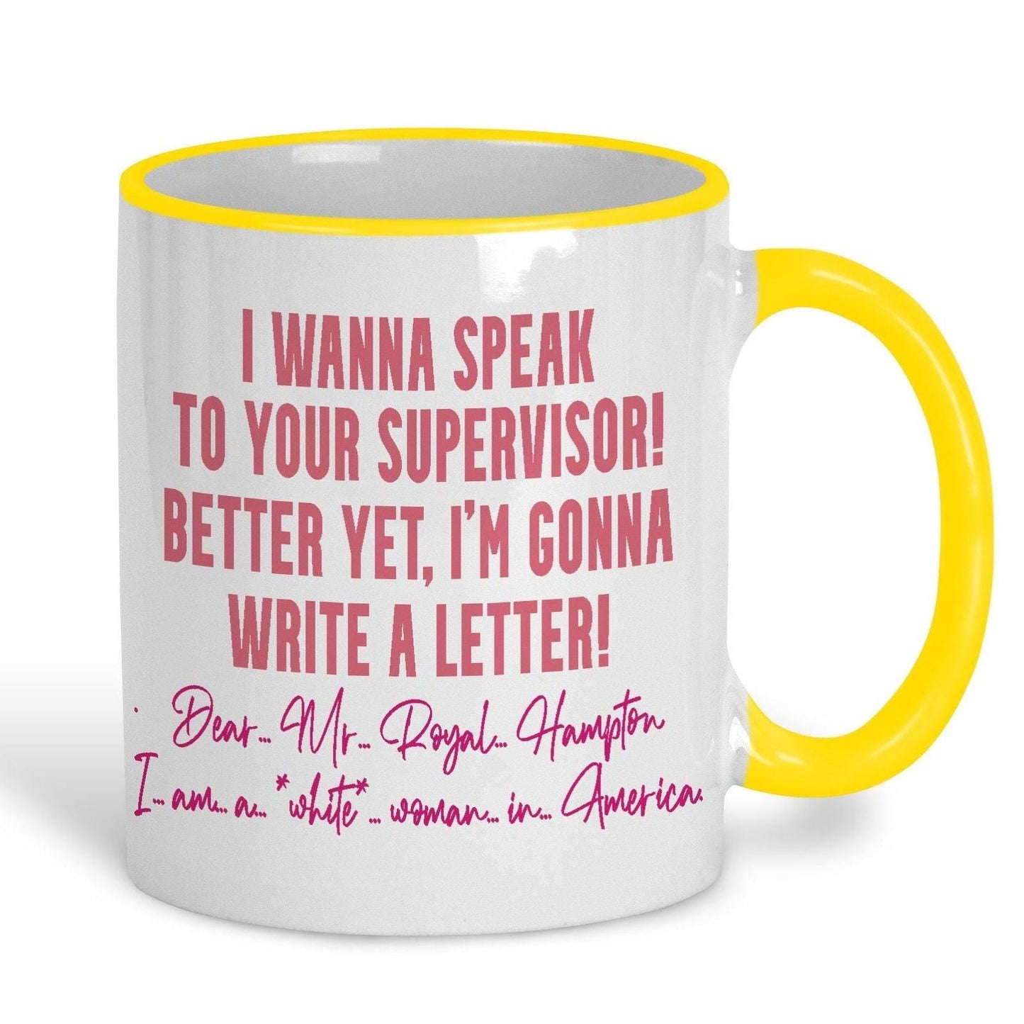 White Chicks "I'm Gonna Write A Letter" Personalised Movie Ceramic Mug