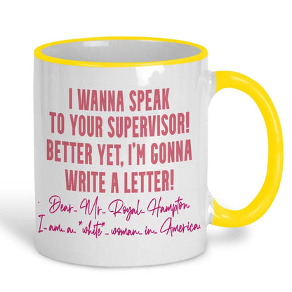 White Chicks "I'm Gonna Write A Letter" Personalised Movie Ceramic Mug