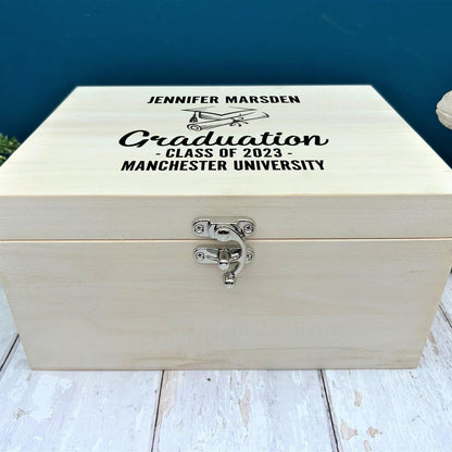 Graduation University Personalised Memory Box - Leavers Gift