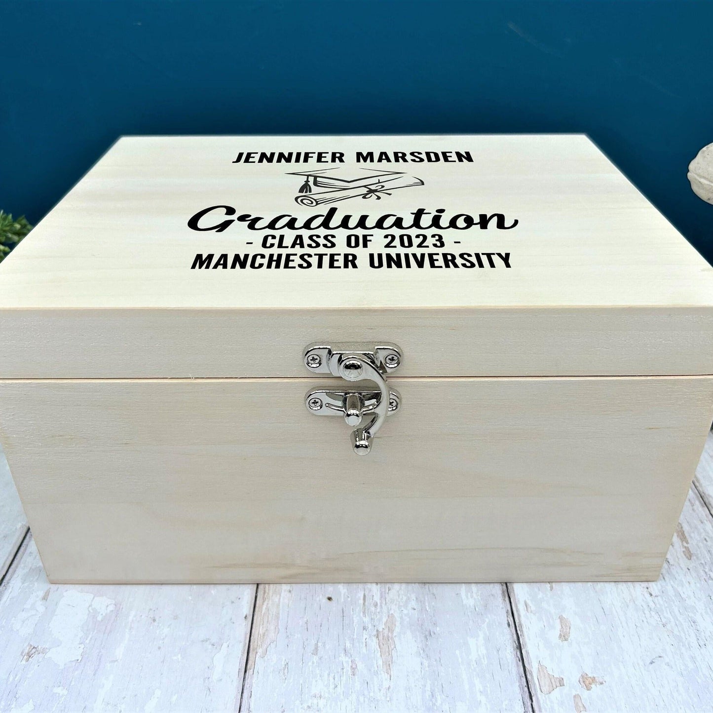 Graduation University Personalised Memory Box - Leavers Gift