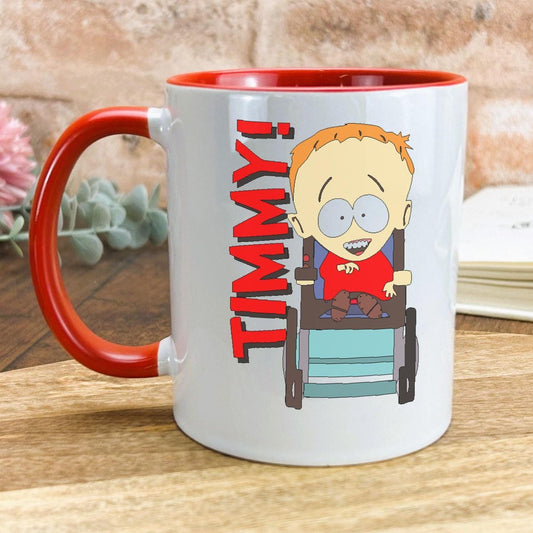 Timmy South Park Character Personalised Ceramic Gift Mug