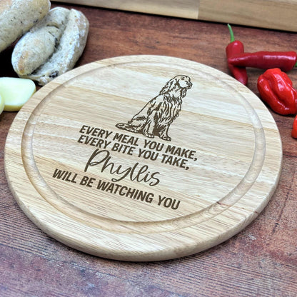 Irish Red Setter Dog - Personalised Chopping Board