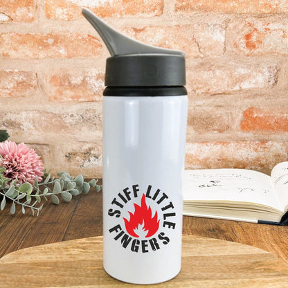 Stiff Little Fingers Logo - Northern Ireland - Personalised Water Bottle