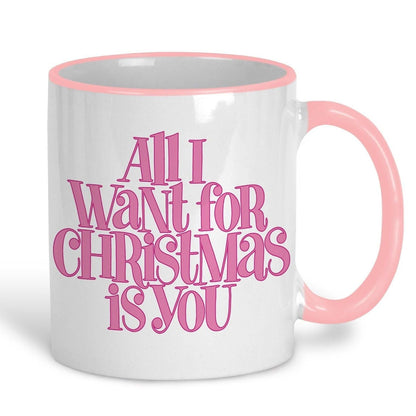All I Want For Christmas Is You Mariah Carey Christmas Song Lyrics Mug