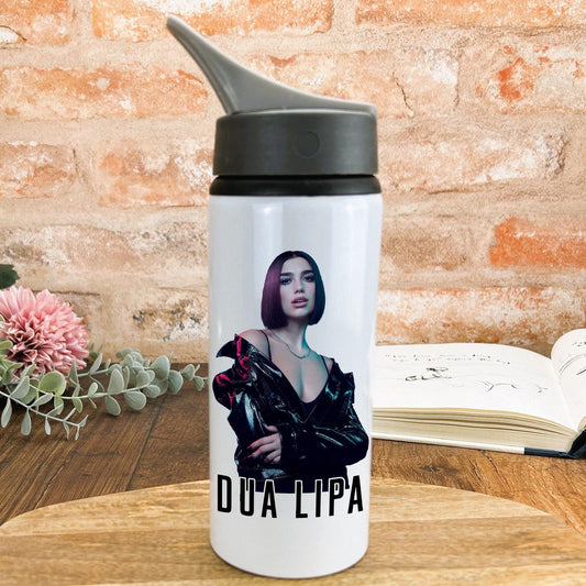 Dua Lipa Music Singer Album Personalised Water Bottle Gift