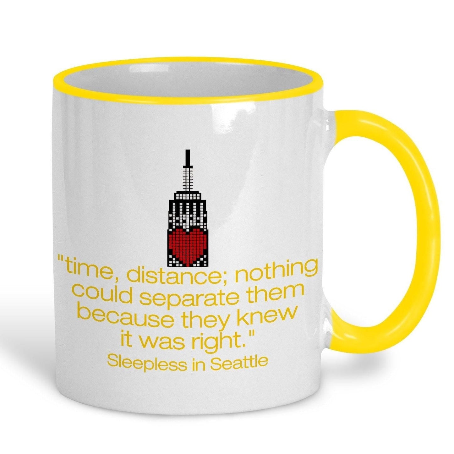 Sleepless In Seattle Long Distance Love Valentine's Day Girlfriend Boyfriend Mug