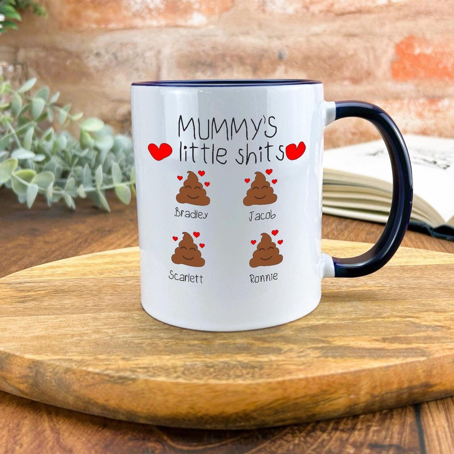 Mum Little Shits Personalised Mothers Day Ceramic Mug