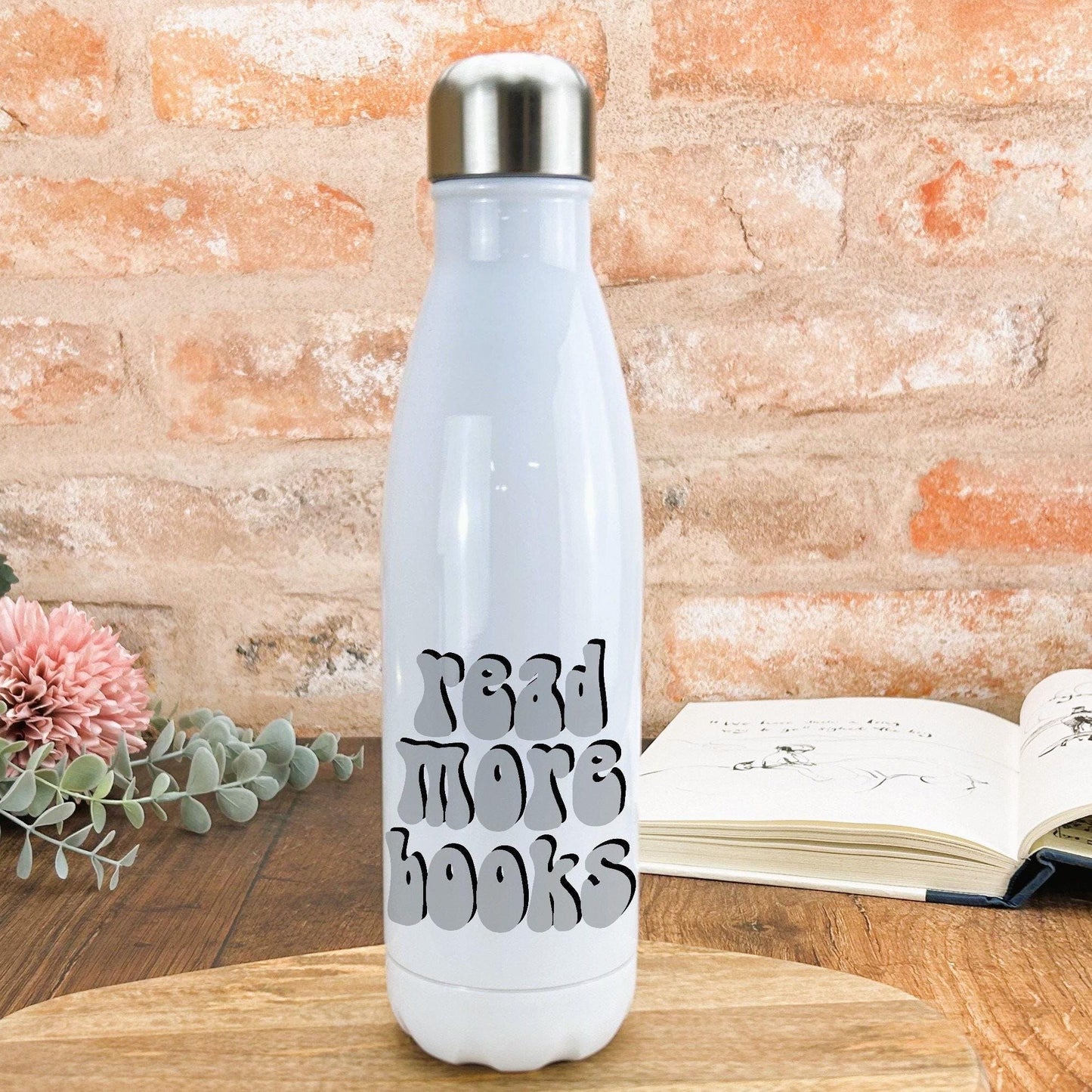 Read More Books Water Bottle Reader Gift