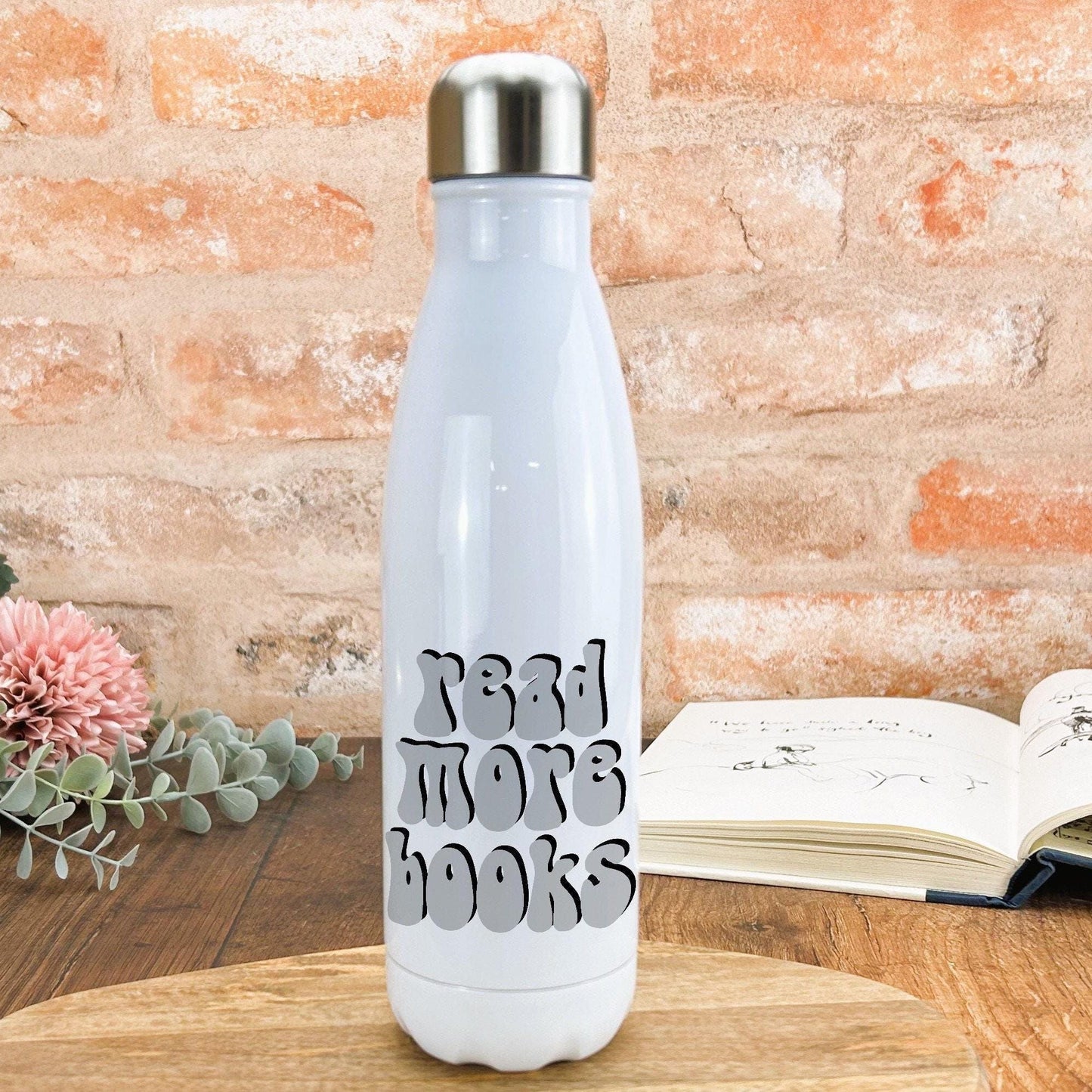 Read More Books Water Bottle Reader Gift
