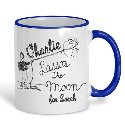 Its A Wonderful Life Lasso The Moon Personalised Valentine's Day Ceramic Mug