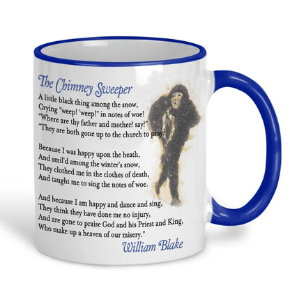 William Blake The Chimney Sweeper Poetry Quote Mug