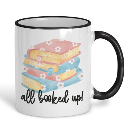 All Booked Up Personalised Reader's Ceramic Mug