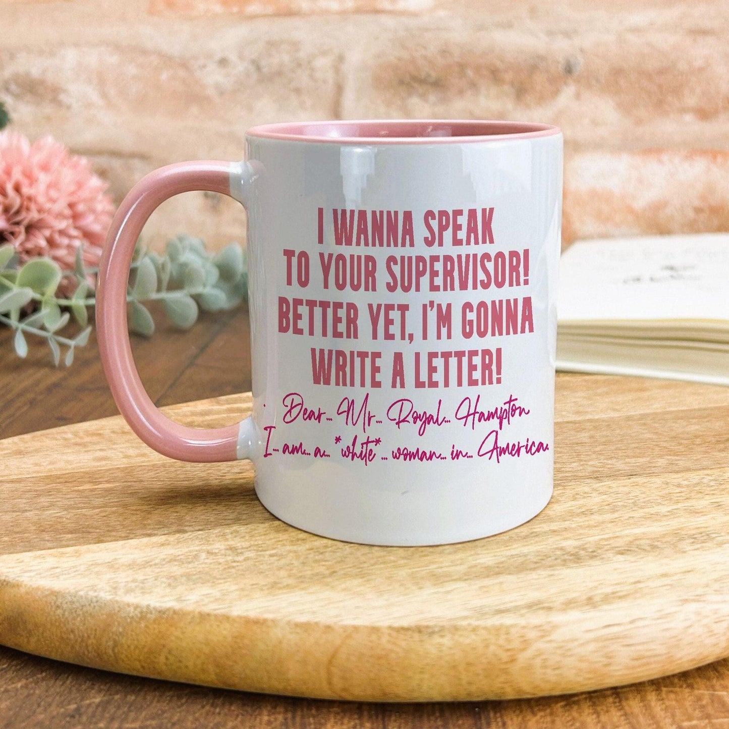White Chicks "I'm Gonna Write A Letter" Personalised Movie Ceramic Mug