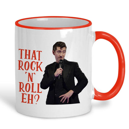 Alex Turner Artic Monkeys That Rock N Roll Eh? Yorkshire Dialect - Personalised Ceramic Mug