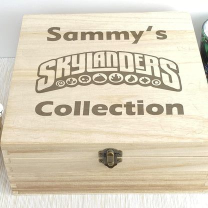 Skylanders Wooden Storage Toys Box Personalised Gift