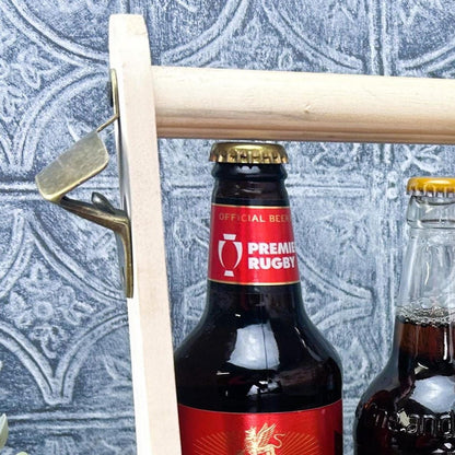 Birthday Beer Carrier Personalised - Any Age - Beer Bottle Carrier - 18th - 21st