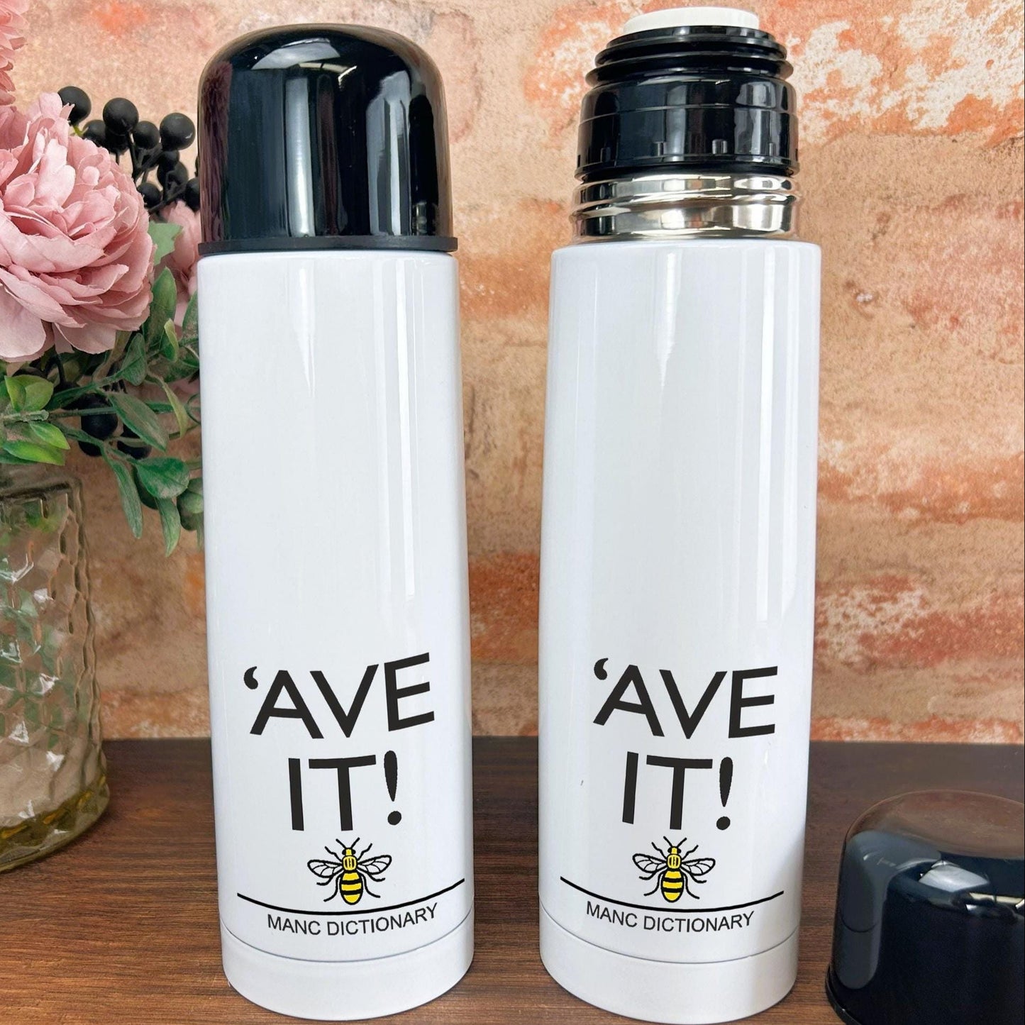 Ave It - Manc Dictionary - Personalised Insulated Flask