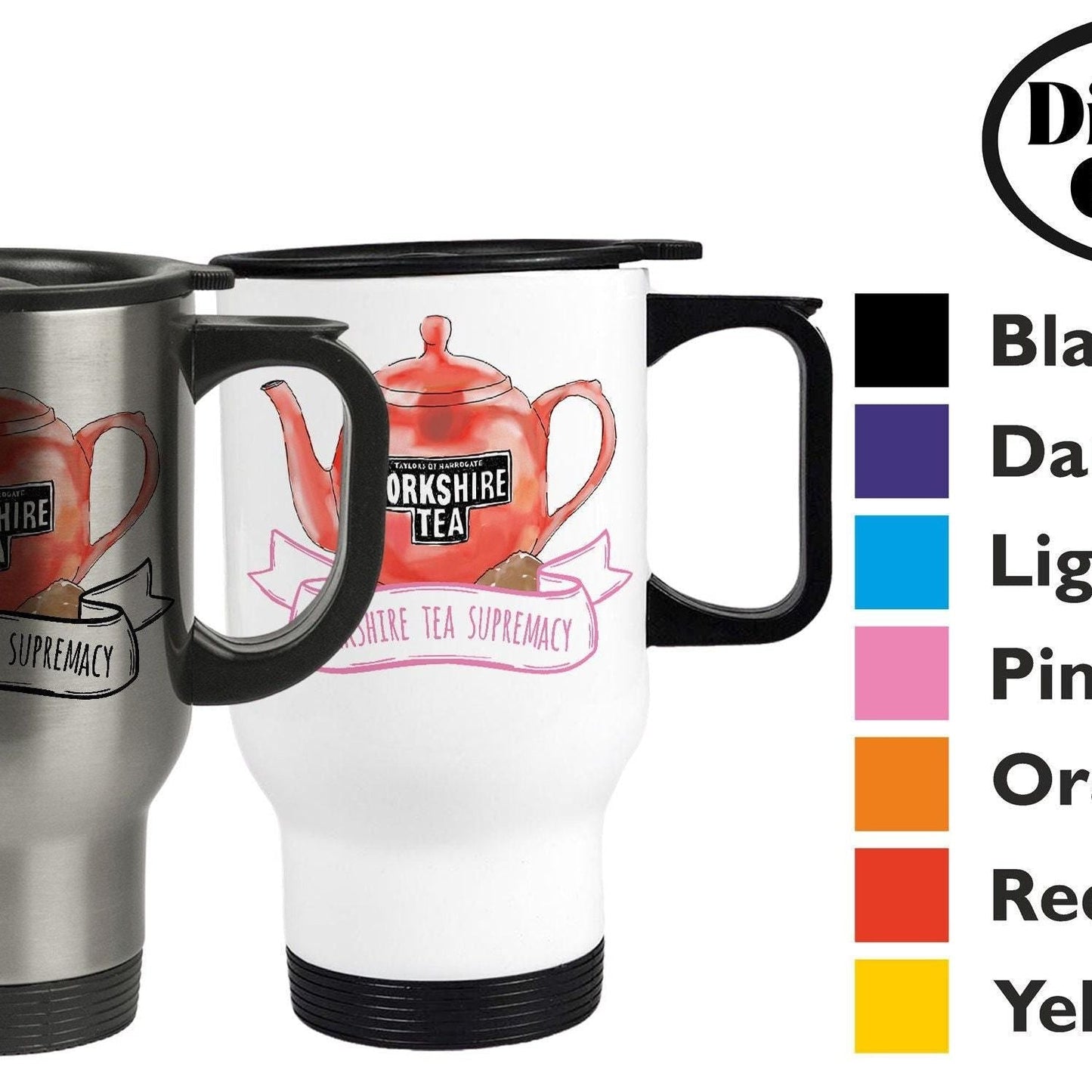 Yorkshire Tea Supremacy - Personalised Travel Mug