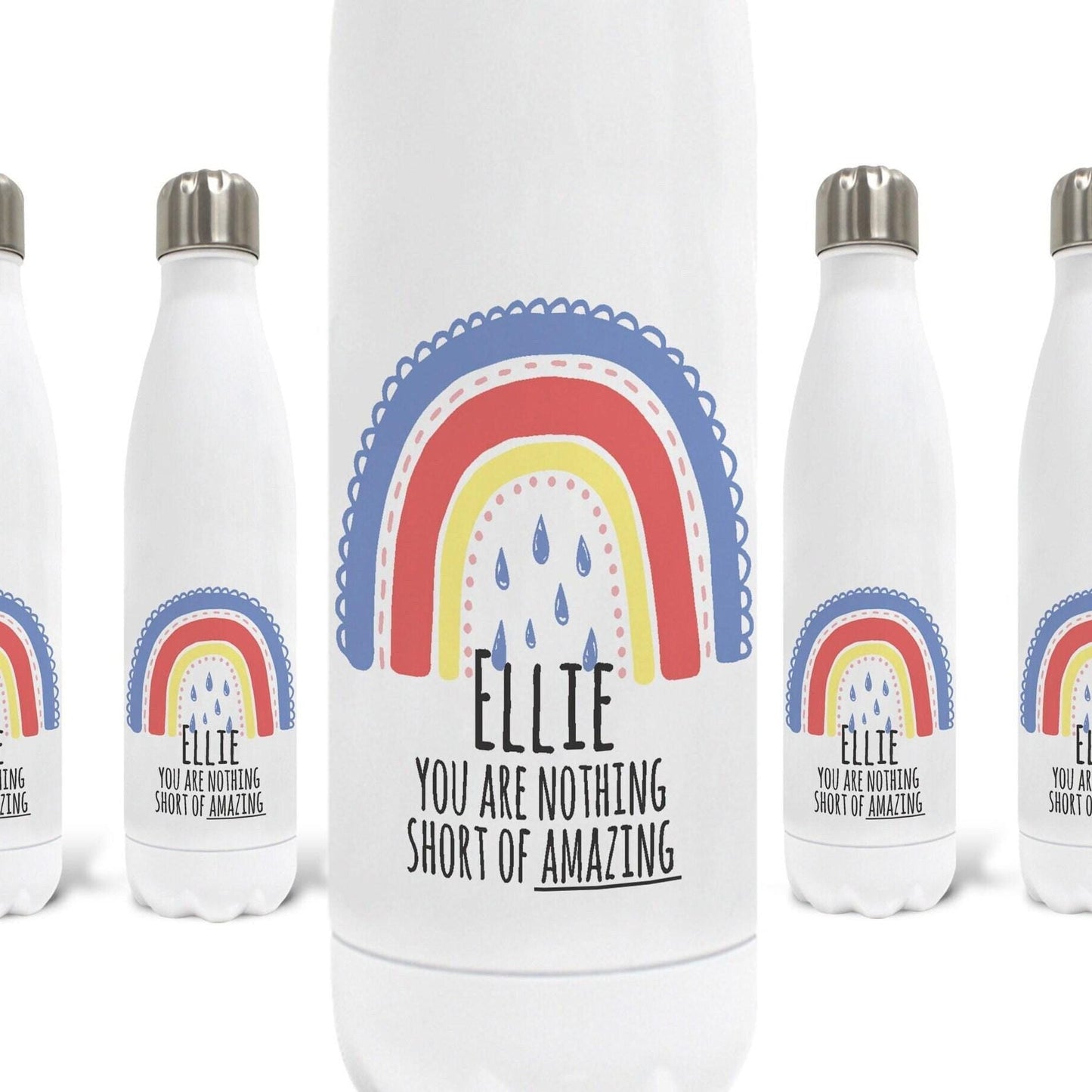 You Are Nothing Short of Amazing Water Bottle Personalised Positivity Mental Health Gift Well-Being Self Love