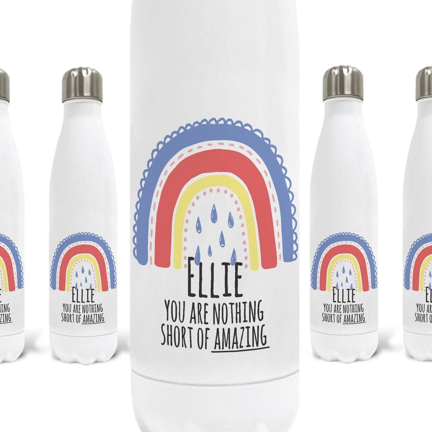 You Are Nothing Short of Amazing Water Bottle Personalised Positivity Mental Health Gift Well-Being Self Love