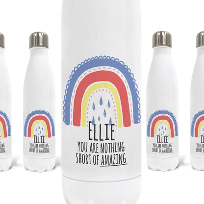 You Are Nothing Short of Amazing Water Bottle Personalised Positivity Mental Health Gift Well-Being Self Love
