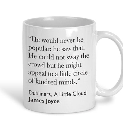 James Joyce Dubliners A Little Cloud Literary Quote Mug