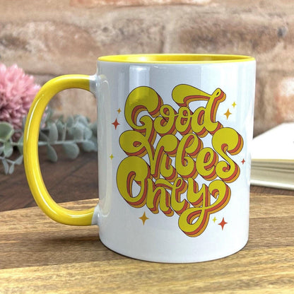 Good Vibes Only Mug Personalised Positivity