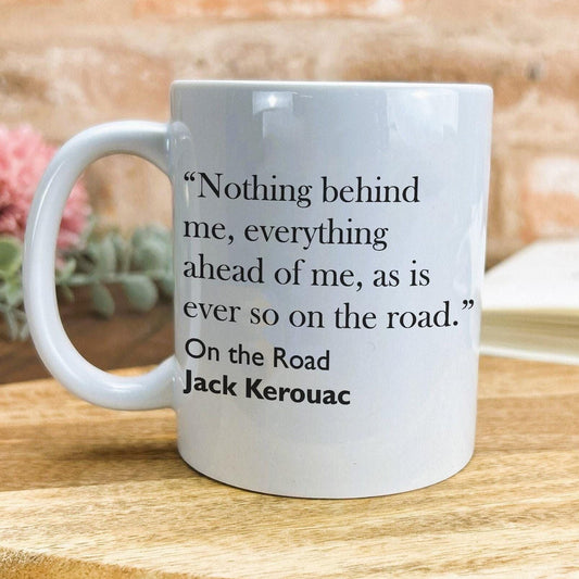 Jack Kerouac On the Road Literary Quote Mug