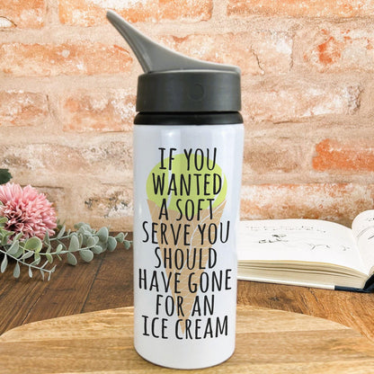 Soft Serve Tennis Gift Water Bottle