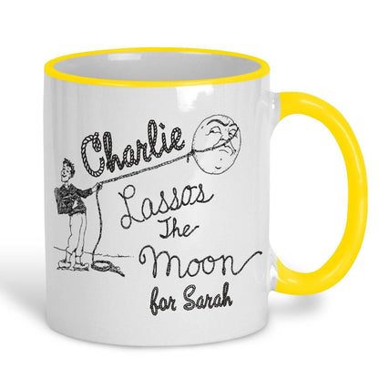 Its A Wonderful Life Lasso The Moon Personalised Valentine's Day Ceramic Mug