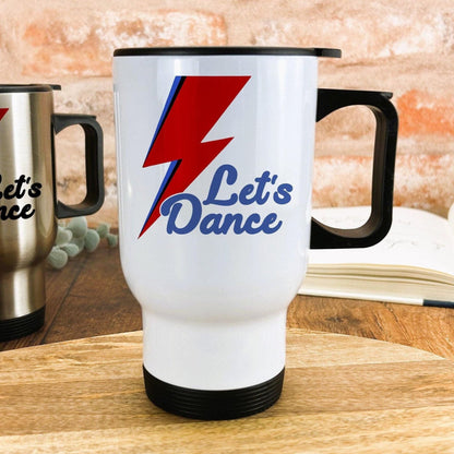 David Bowie Let's Dance Music Travel Mug Personalised Gift