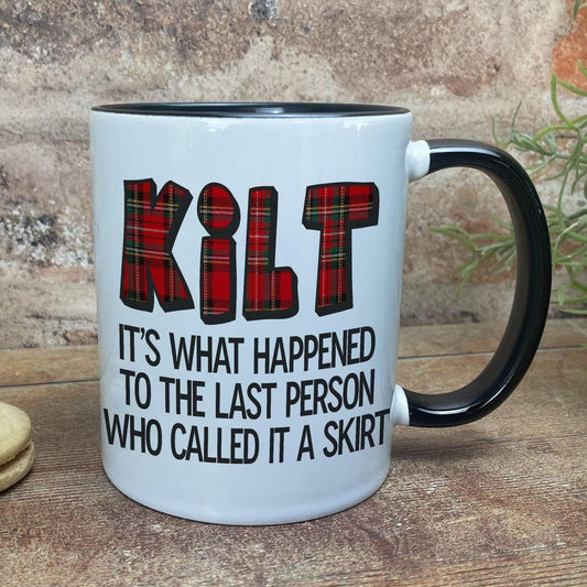 Kilt - Scotland Scottish Dialect - Personalised Ceramic Mug