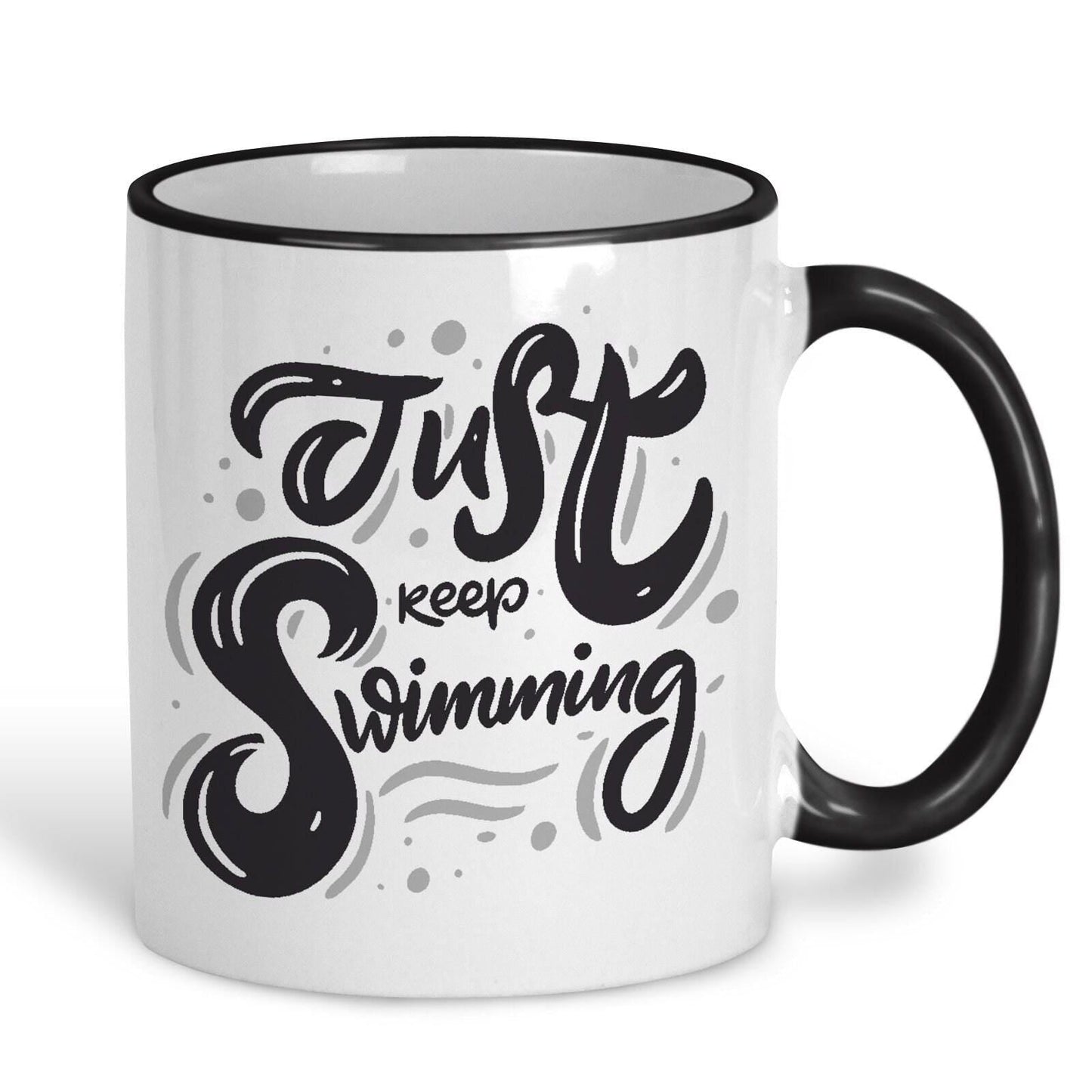 Just Keep Swimming Swim Swimmer Gala Personalised Sport Mug