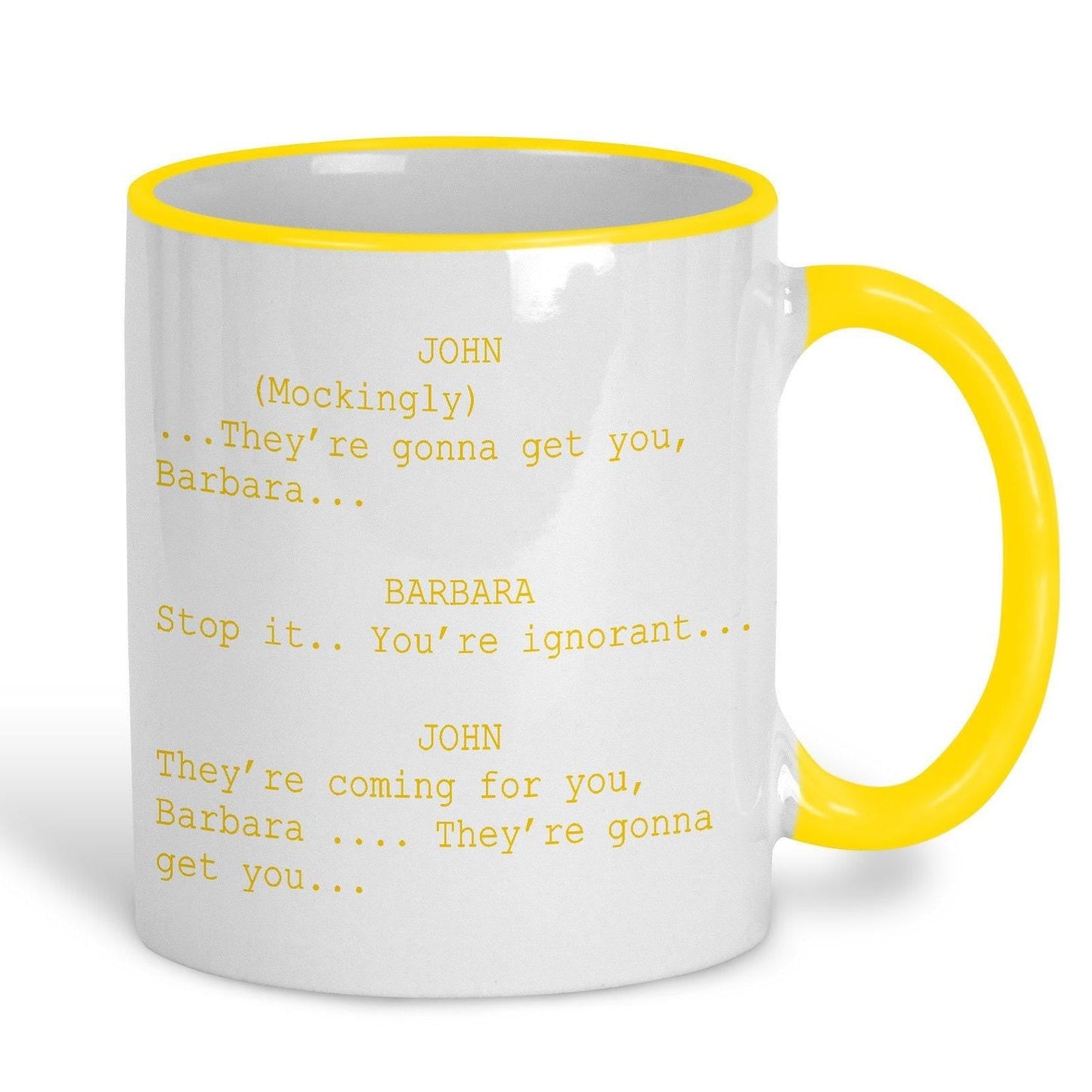 Night of the Living Dead "They're Coming for you Barbara" Zombie Horror Mug