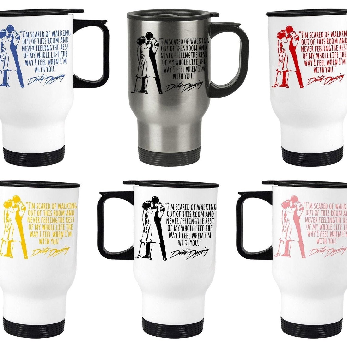 Dirty Dancing Love Valentine's Day Girlfriend Boyfriend Travel Mug Personalised