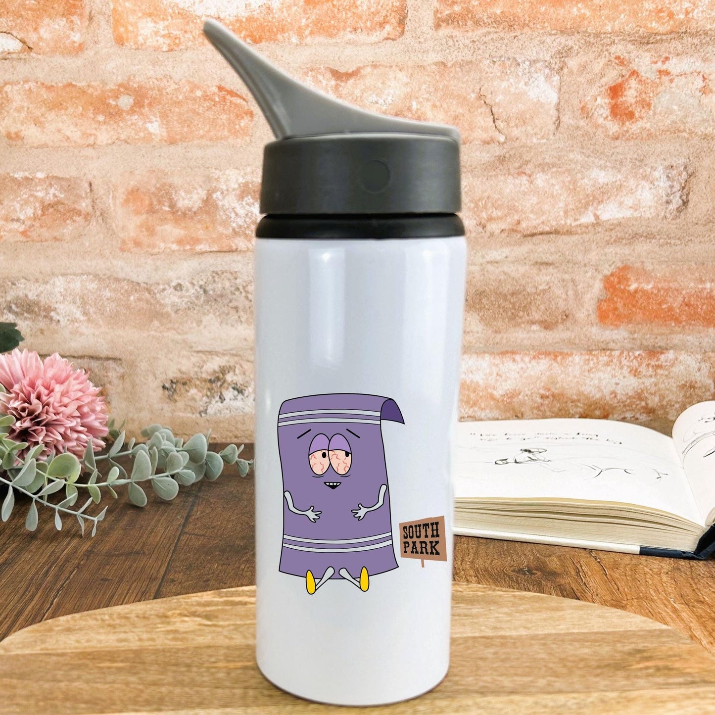 Towelie South Park Character Personalised Water Bottle