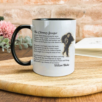 William Blake The Chimney Sweeper Poetry Quote Mug
