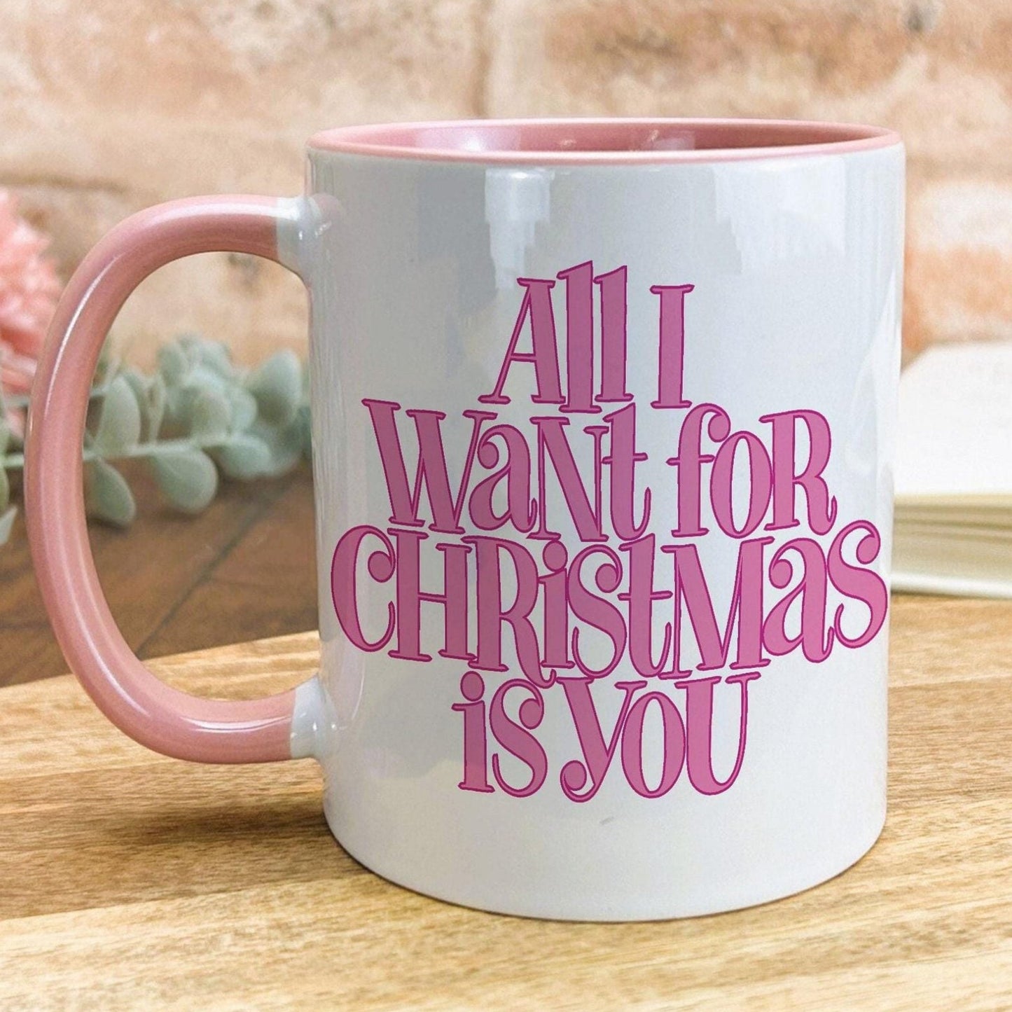 All I Want For Christmas Is You Mariah Carey Christmas Song Lyrics Mug