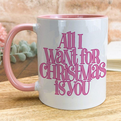 All I Want For Christmas Is You Mariah Carey Christmas Song Lyrics Mug