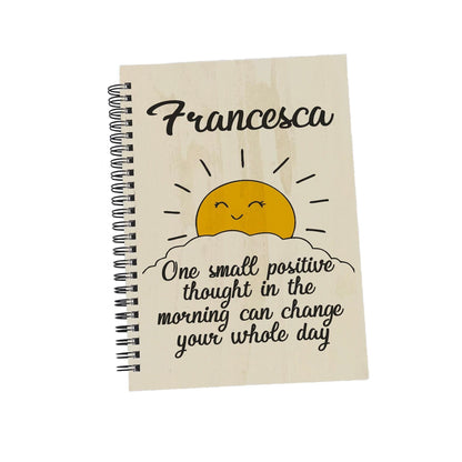 One Small Positive Thought - Personalised Book of Positivity - Gratitude Journal
