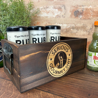 Pulp Fiction Serious Gourmet Quentin Tarantino Kitchen Tidy / Caddy- Funny Cooking Gift - Present Kitchen Decor Housewarming Xmas Birthday